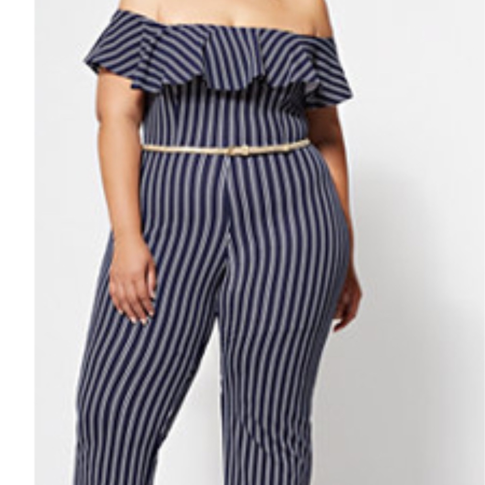 Fashion to Figure Off Shoulder Jumpsuit - Picture 2 of 8
